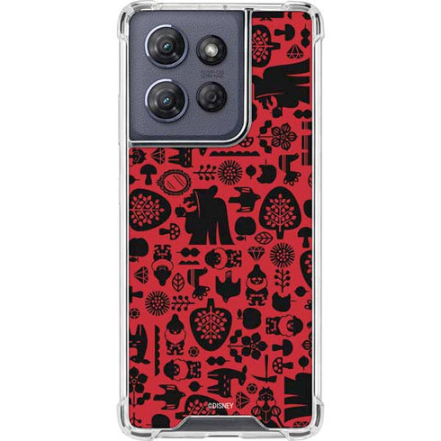 Disney Snow White Icon Pattern Moto G Play 5G (2025) Clear Case